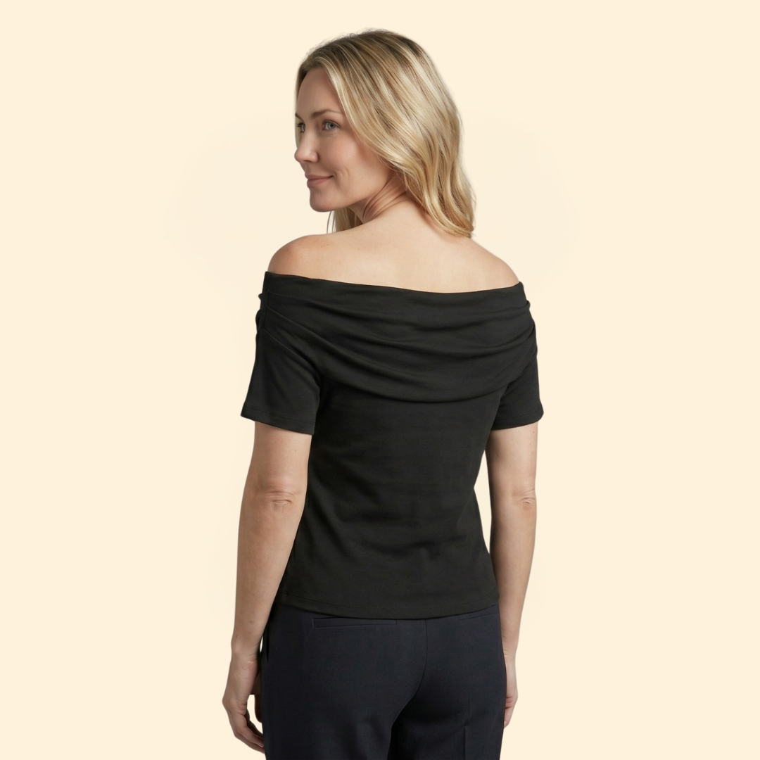 Women's Draped Neck Top