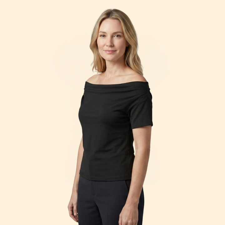Women's Draped Neck Top