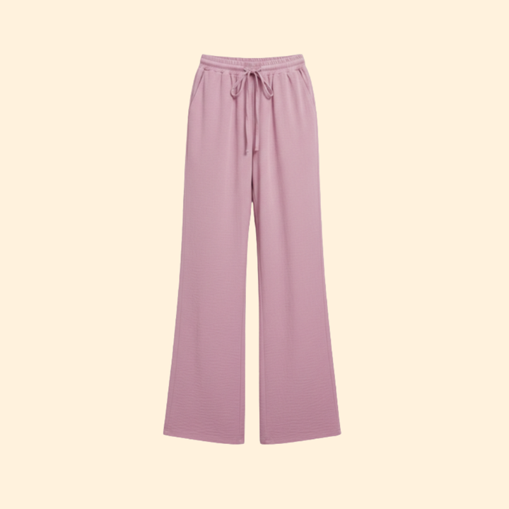 Women's Effortless Drawstring Palazzo Pants