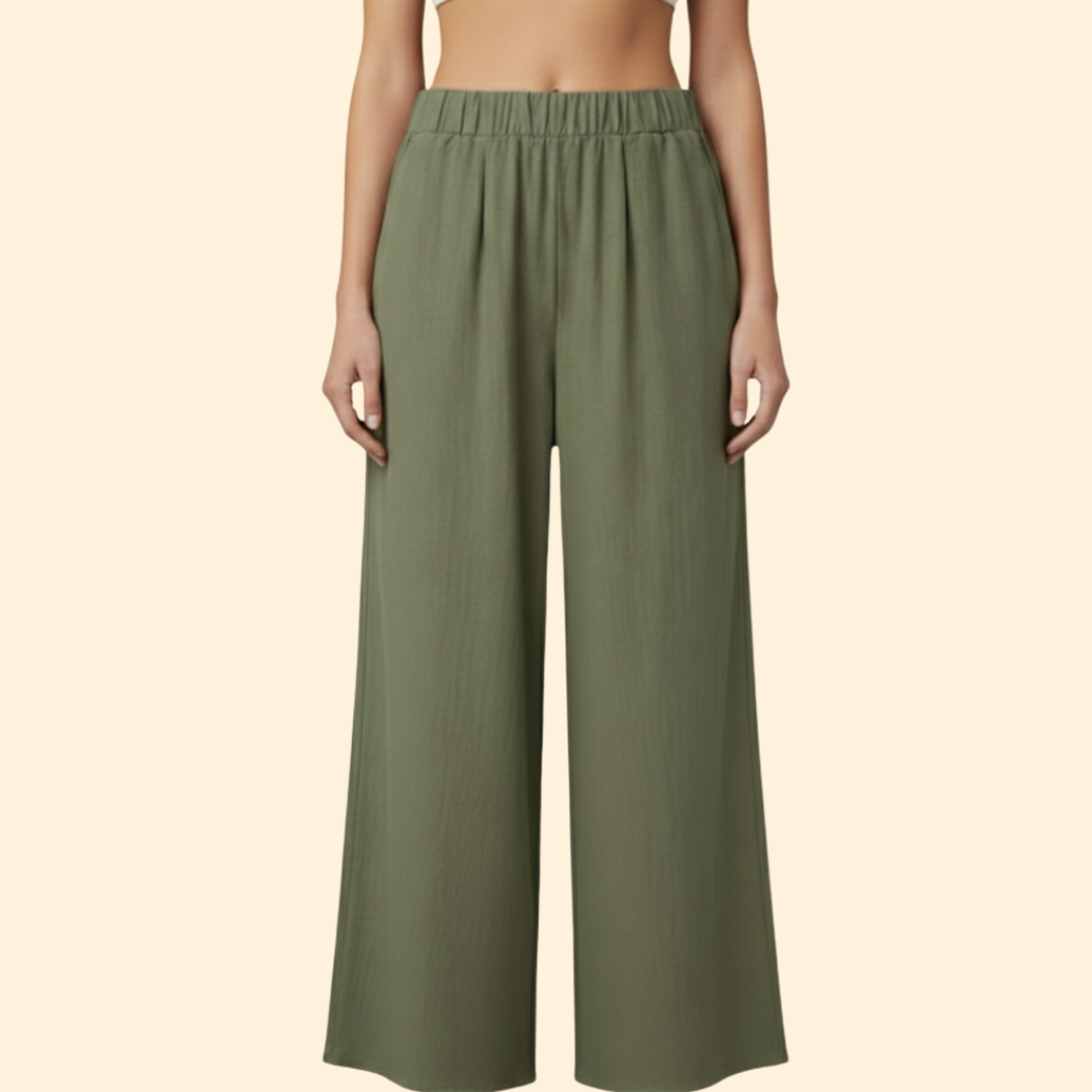 Women's Effortless Wide-Leg Trousers