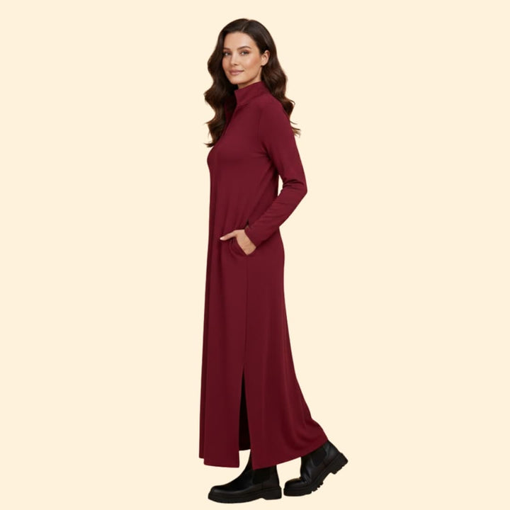Women's Effortlessly Chic Long Loose-Fitting Dress