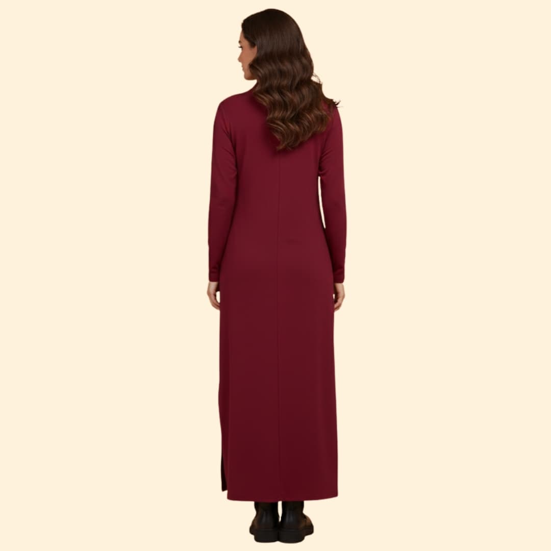 Women's Effortlessly Chic Long Loose-Fitting Dress