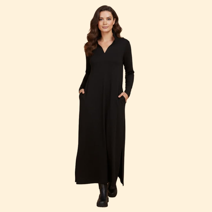 Women's Effortlessly Chic Long Loose-Fitting Dress