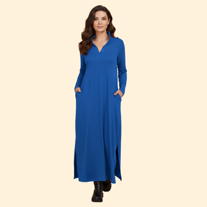 Women's Effortlessly Chic Long Loose-Fitting Dress