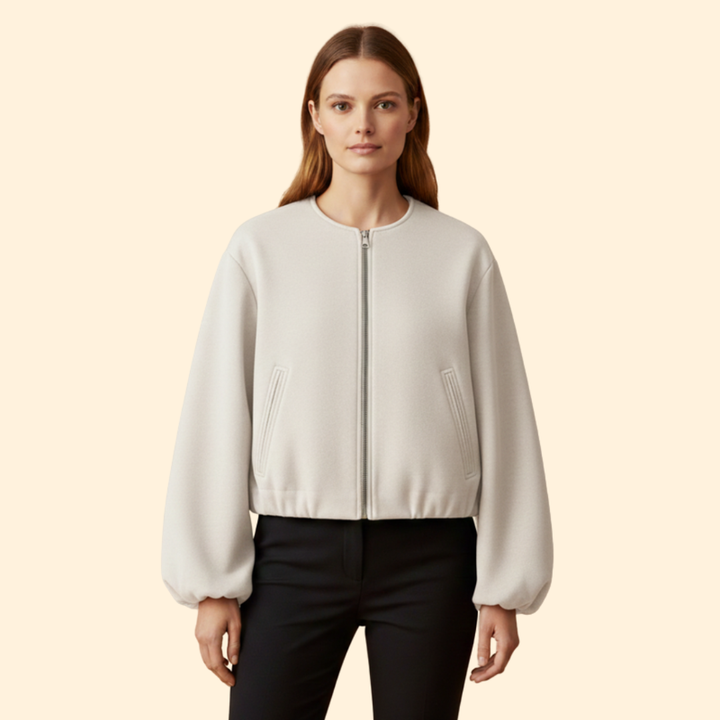 Women’s Elastic Fit Bomber Jacket