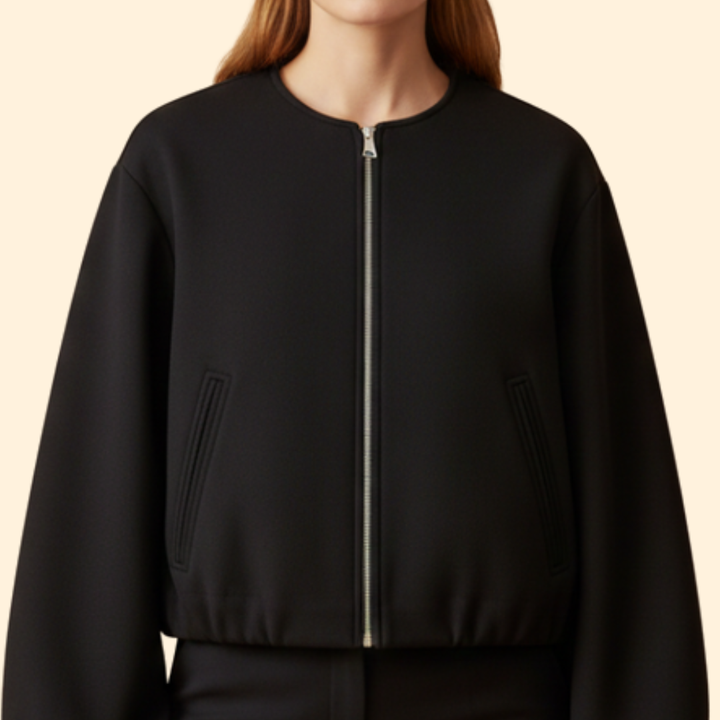 Women’s Elastic Fit Bomber Jacket