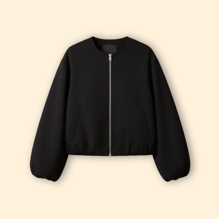 Women’s Elastic Fit Bomber Jacket