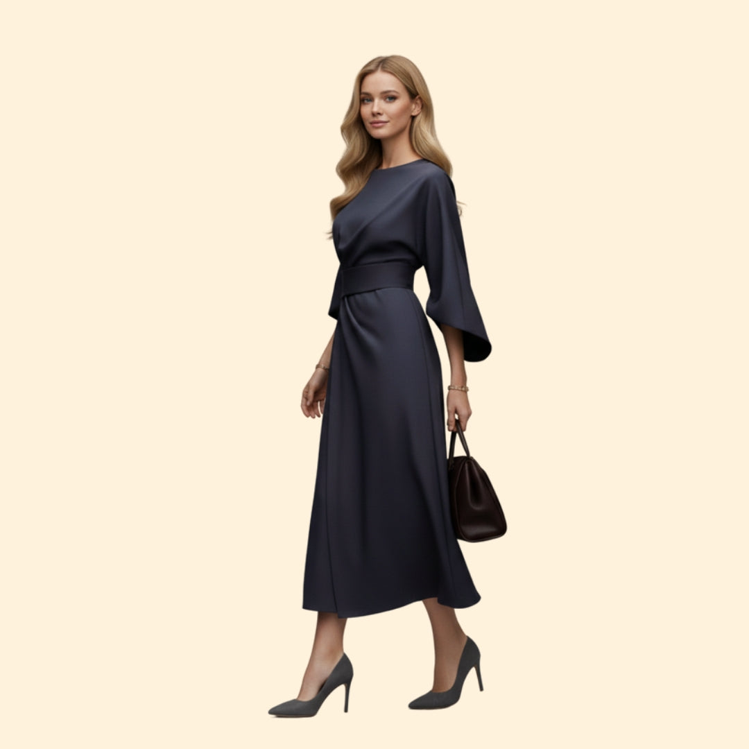 Women's Elegant Balloon Sleeve Dress