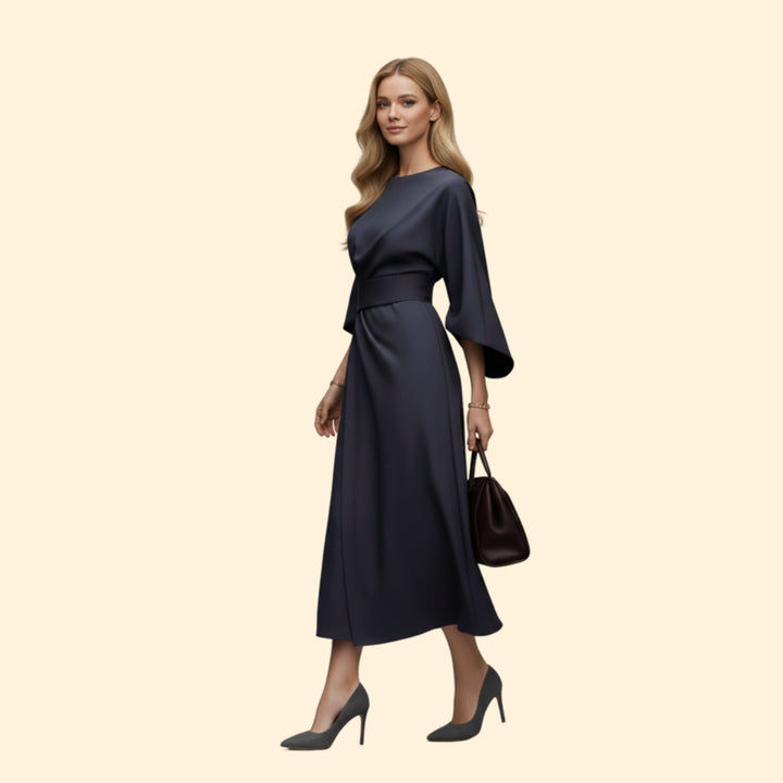 Women's Elegant Balloon Sleeve Dress