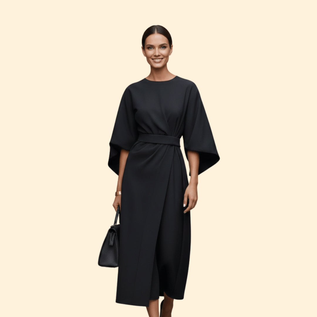 Women's Elegant Balloon Sleeve Dress