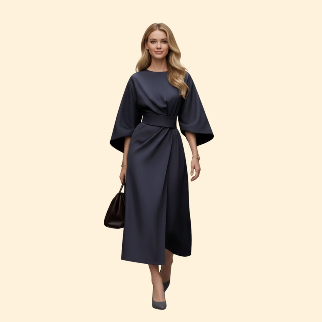 Women's Elegant Balloon Sleeve Dress