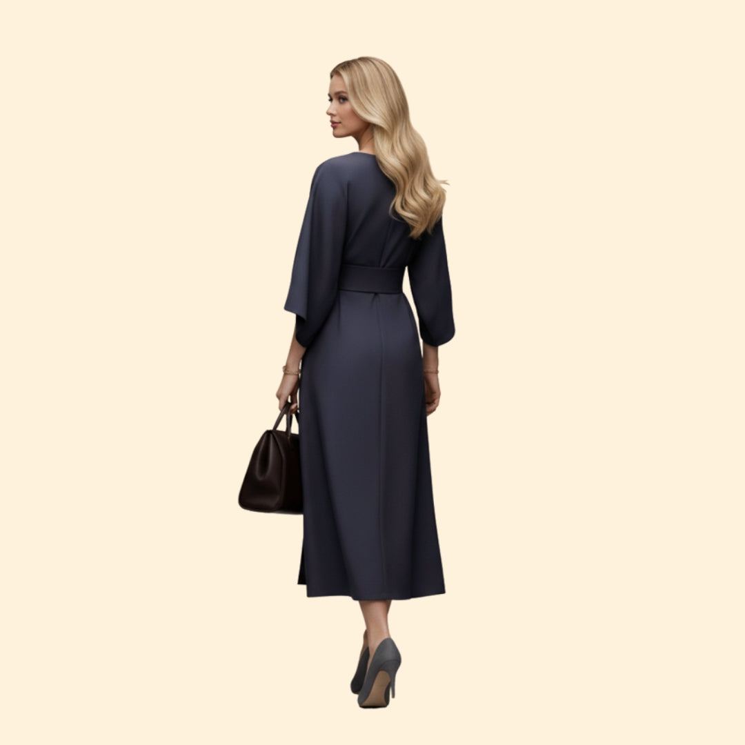Women's Elegant Balloon Sleeve Dress