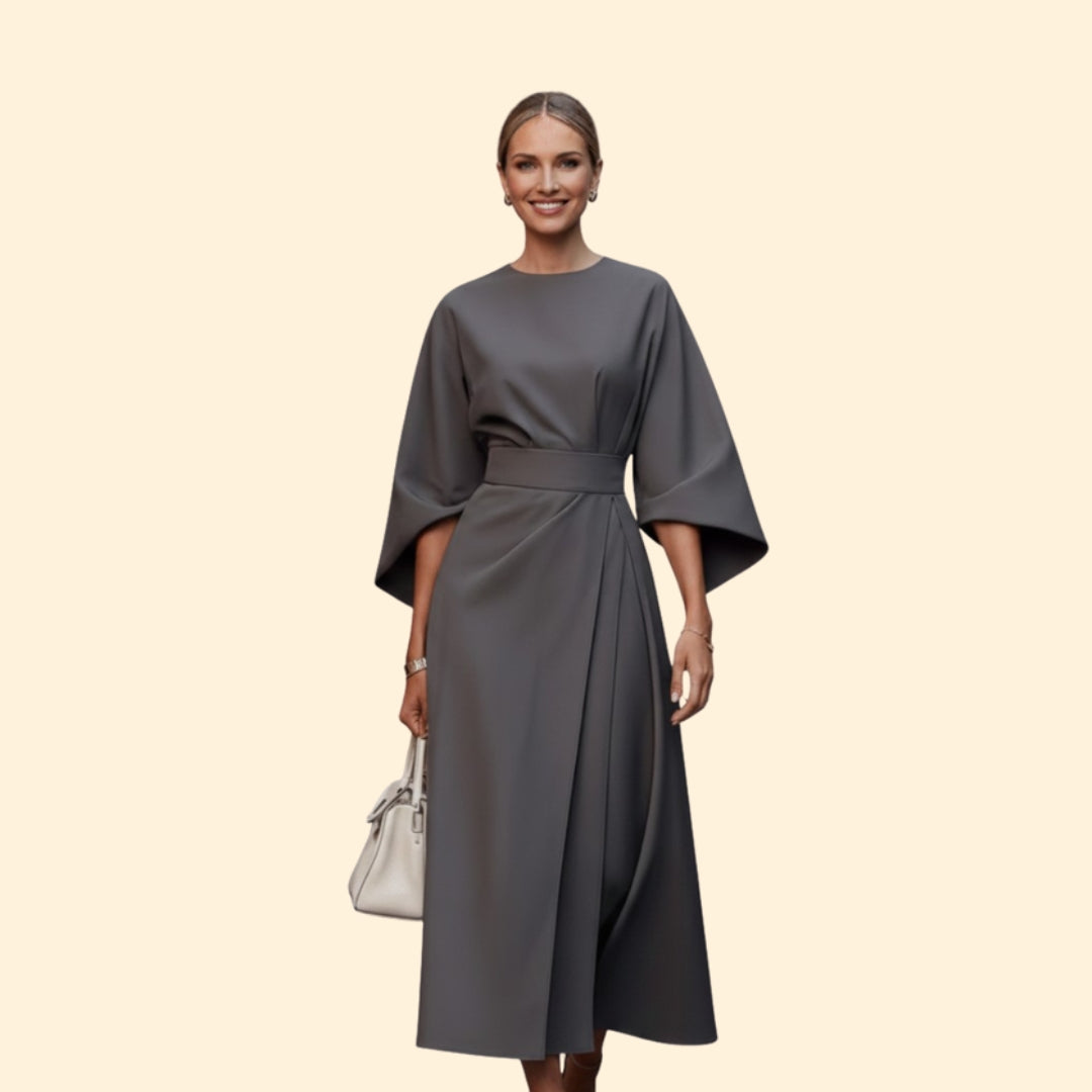 Women's Elegant Balloon Sleeve Dress