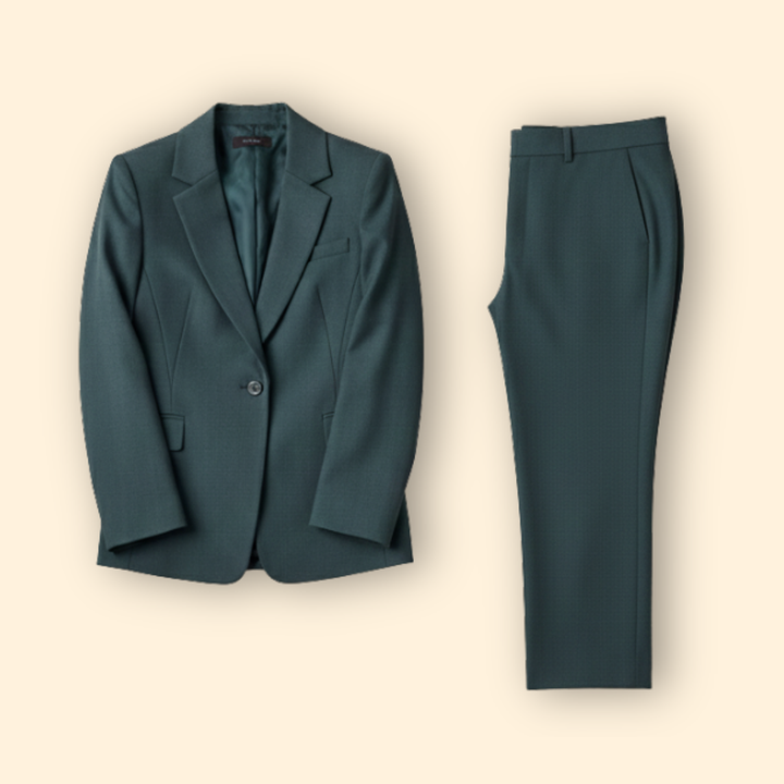Women's Elegant Blazer Suit Style Set