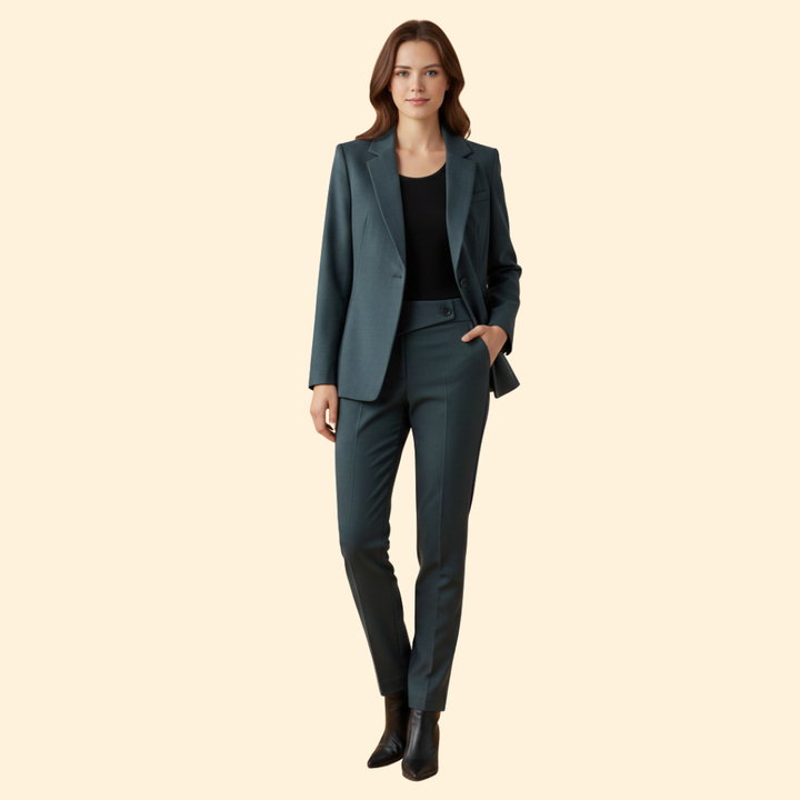 Women's Elegant Blazer Suit Style Set