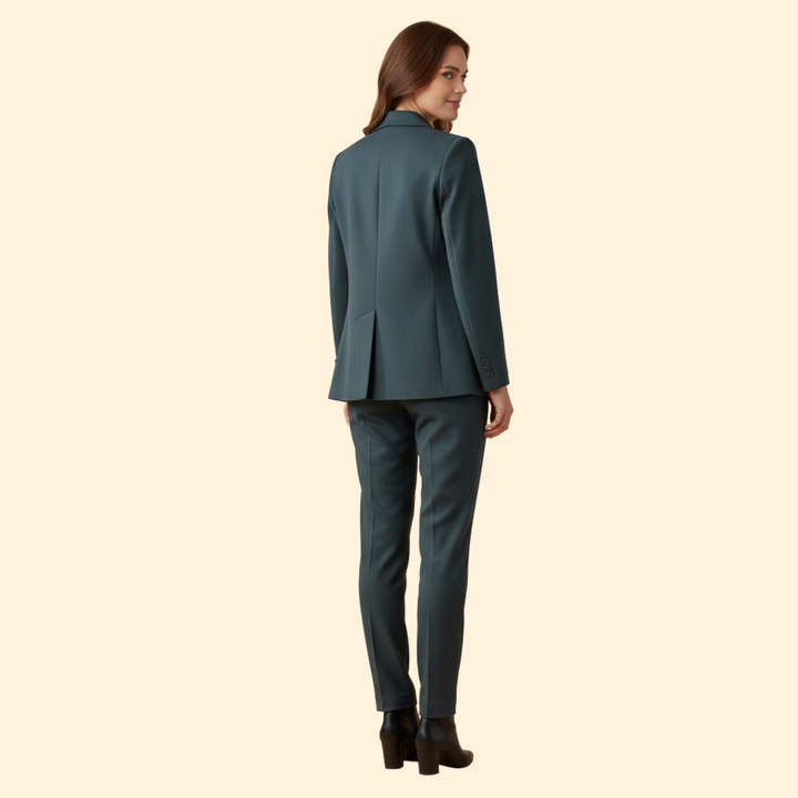 Women's Elegant Blazer Suit Style Set