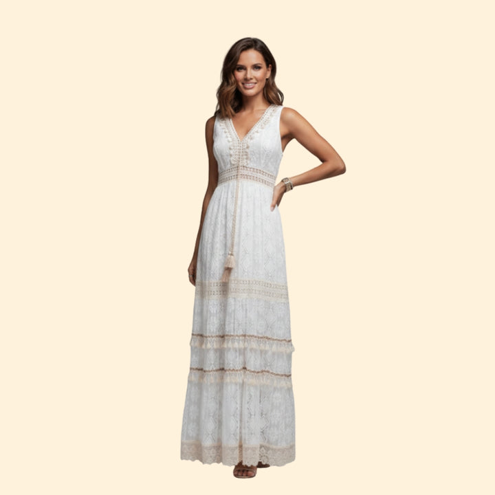 Women's Elegant Boho Maxi Dress