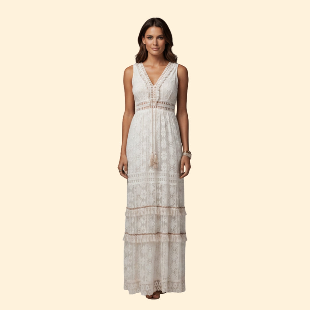 Women's Elegant Boho Maxi Dress