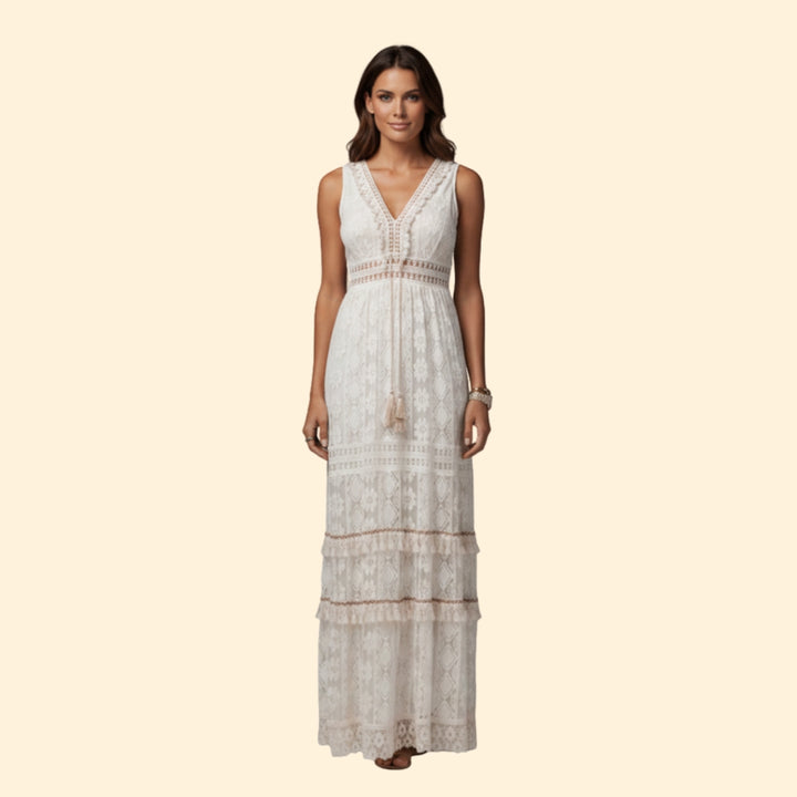 Women's Elegant Boho Maxi Dress