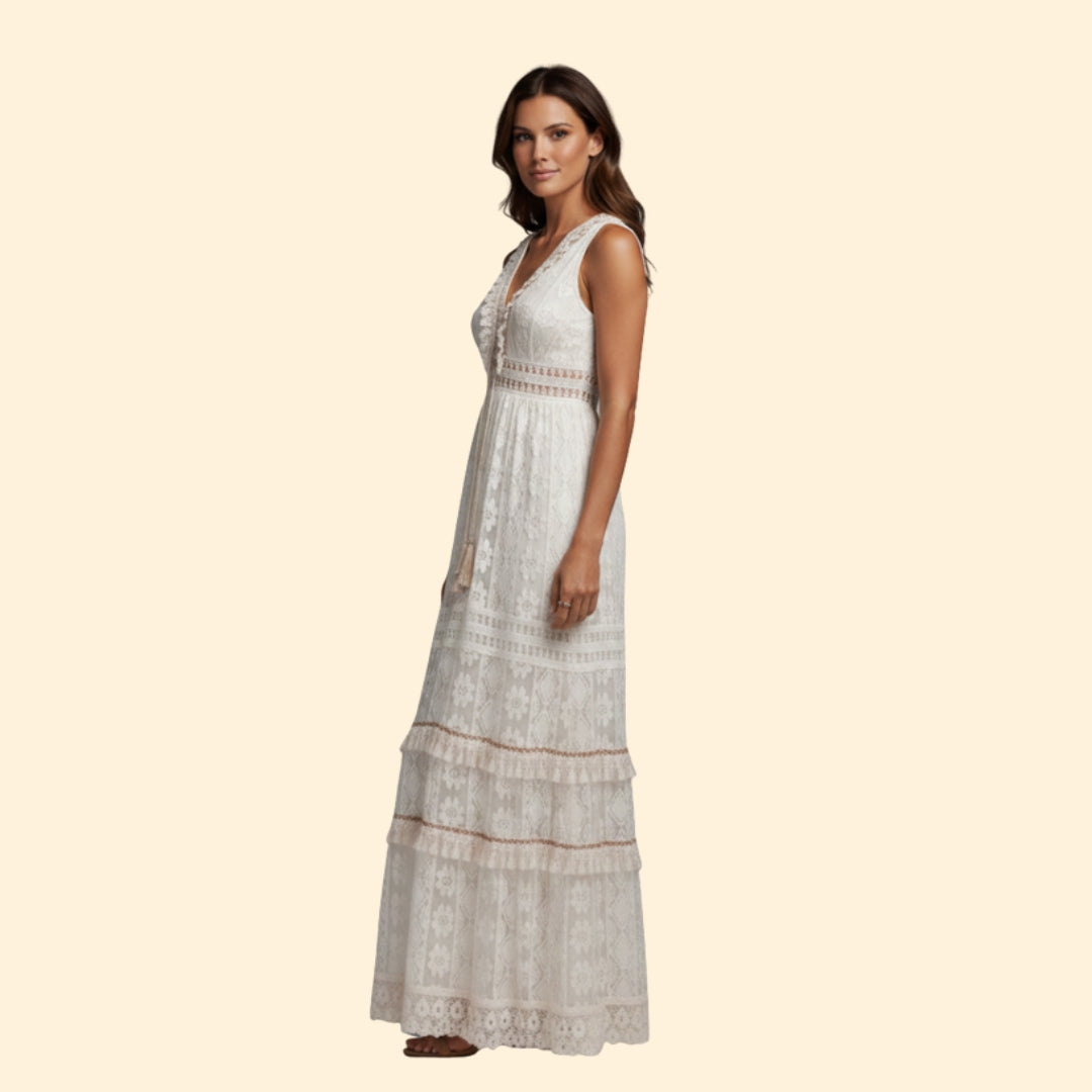 Women's Elegant Boho Maxi Dress