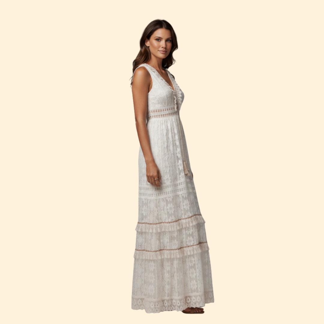 Women's Elegant Boho Maxi Dress