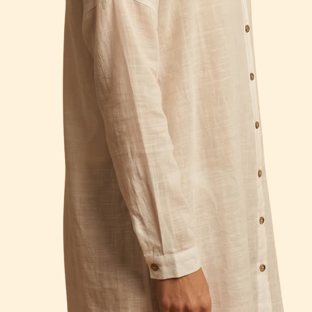 Women's Elegant Button-Down Cover-Up