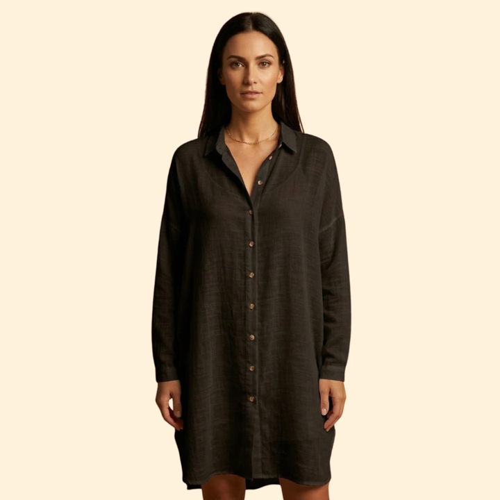 Women's Elegant Button-Down Cover-Up