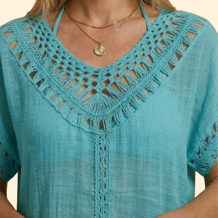 Women's Elegant Crochet Cover-Up