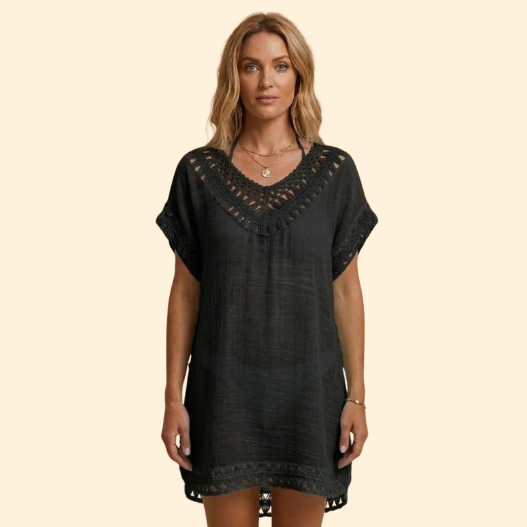 Women's Elegant Crochet Cover-Up
