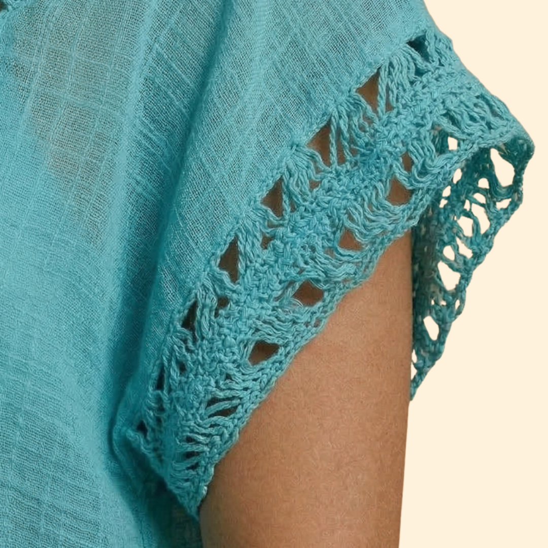 Women's Elegant Crochet Cover-Up