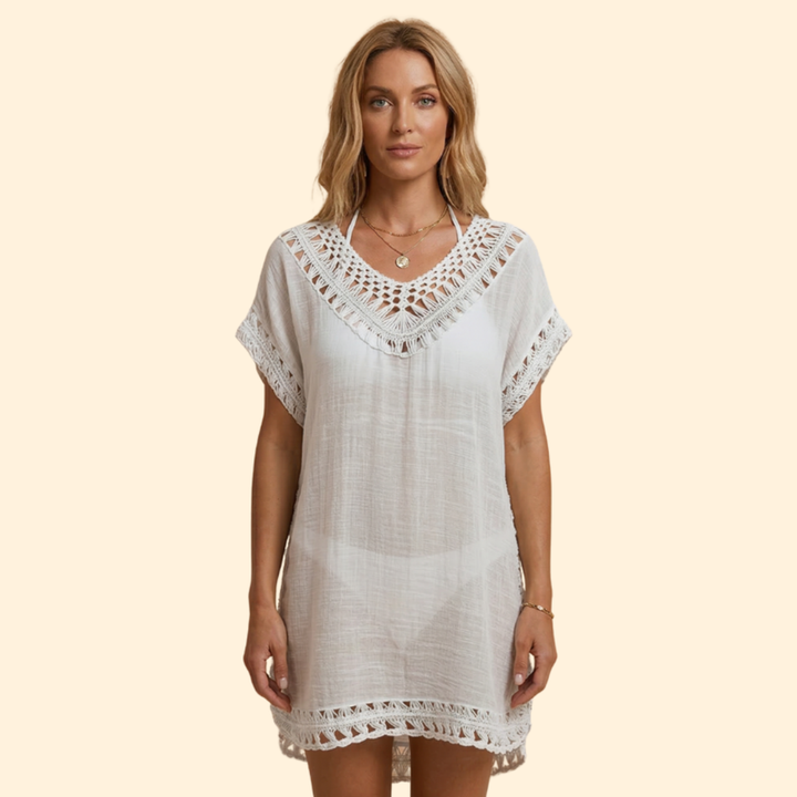 Women's Elegant Crochet Cover-Up