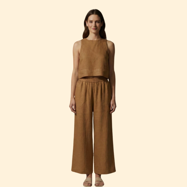 Women's Elegant Crop & Pants