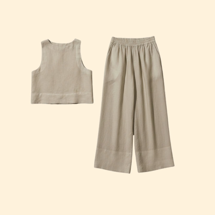 Women's Elegant Crop & Pants