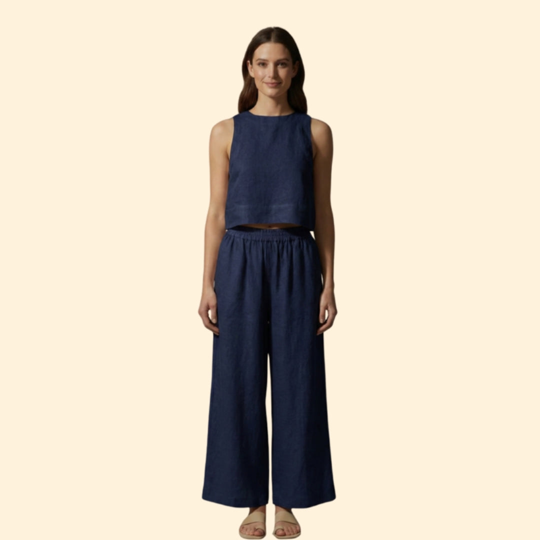 Women's Elegant Crop & Pants