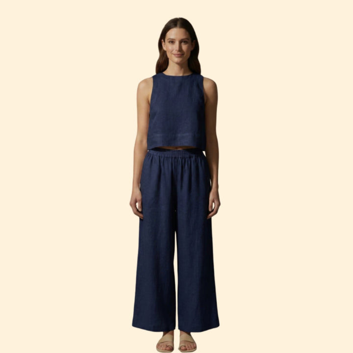 Women's Elegant Crop & Pants