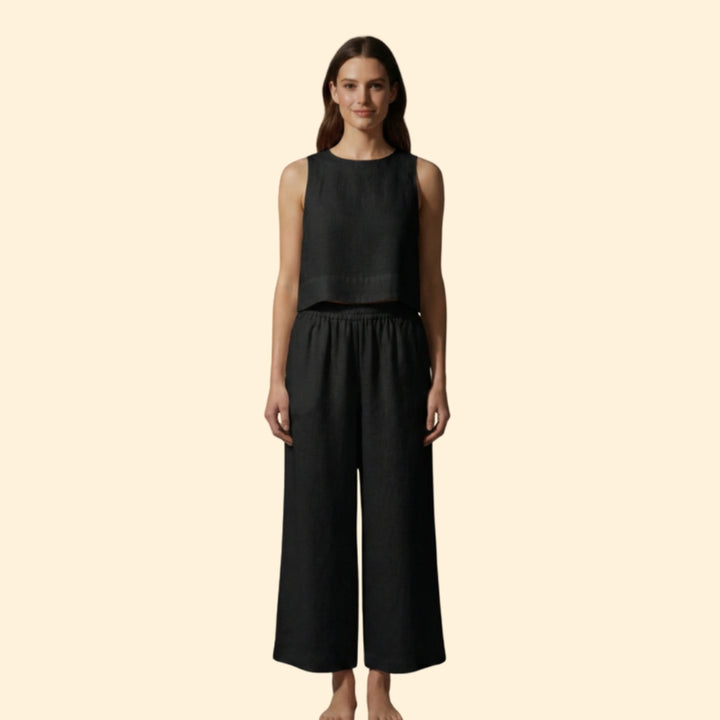 Women's Elegant Crop & Pants