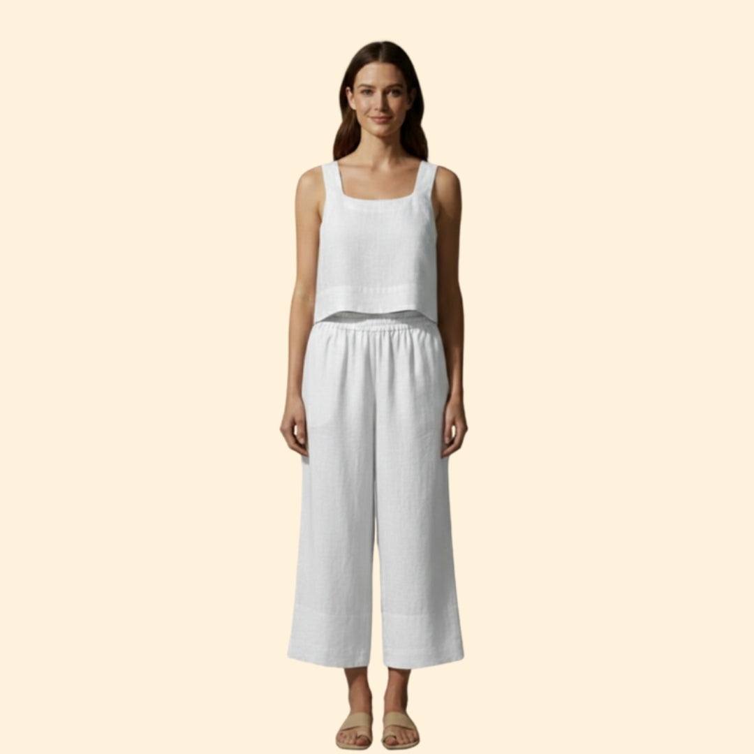 Women's Elegant Crop & Pants