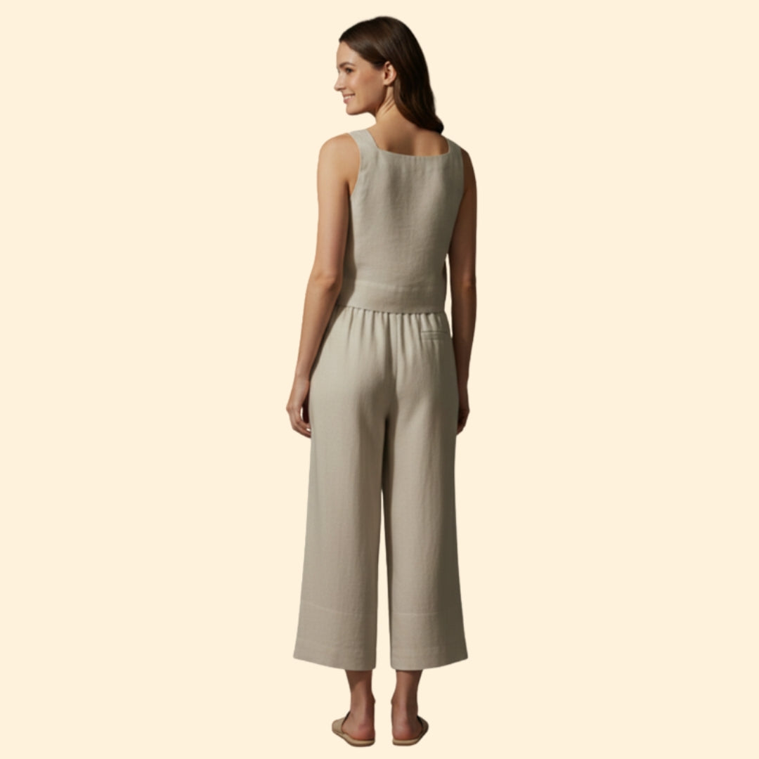 Women's Elegant Crop & Pants