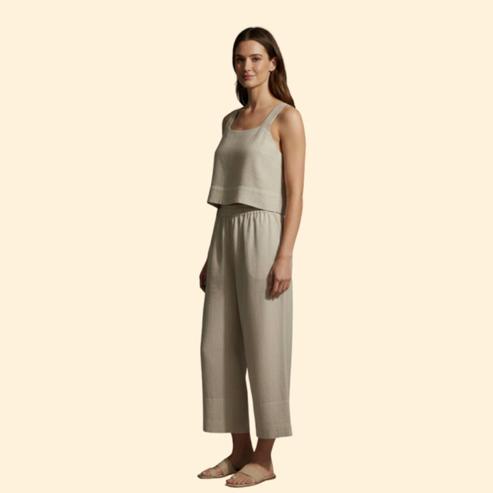 Women's Elegant Crop & Pants