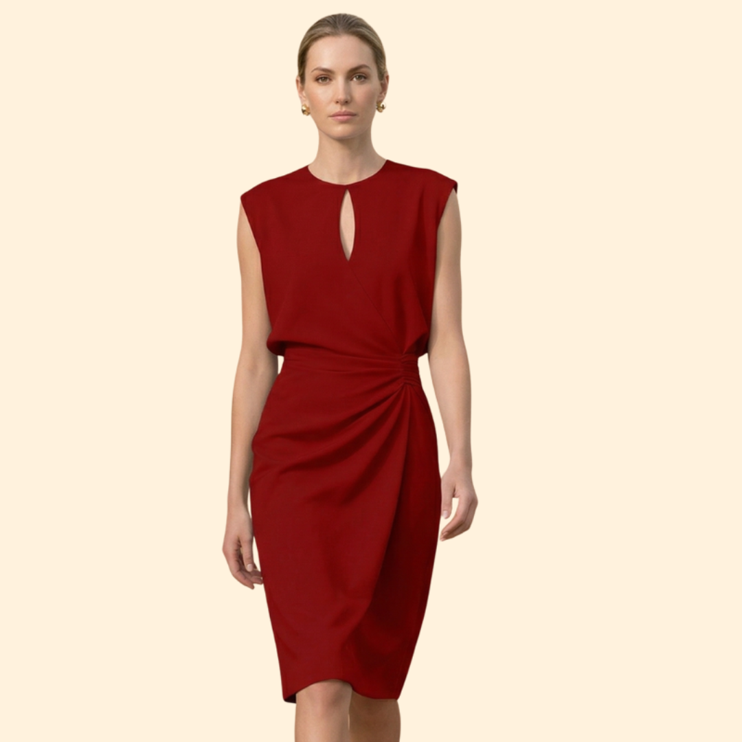 Women's Elegant Draped Dress