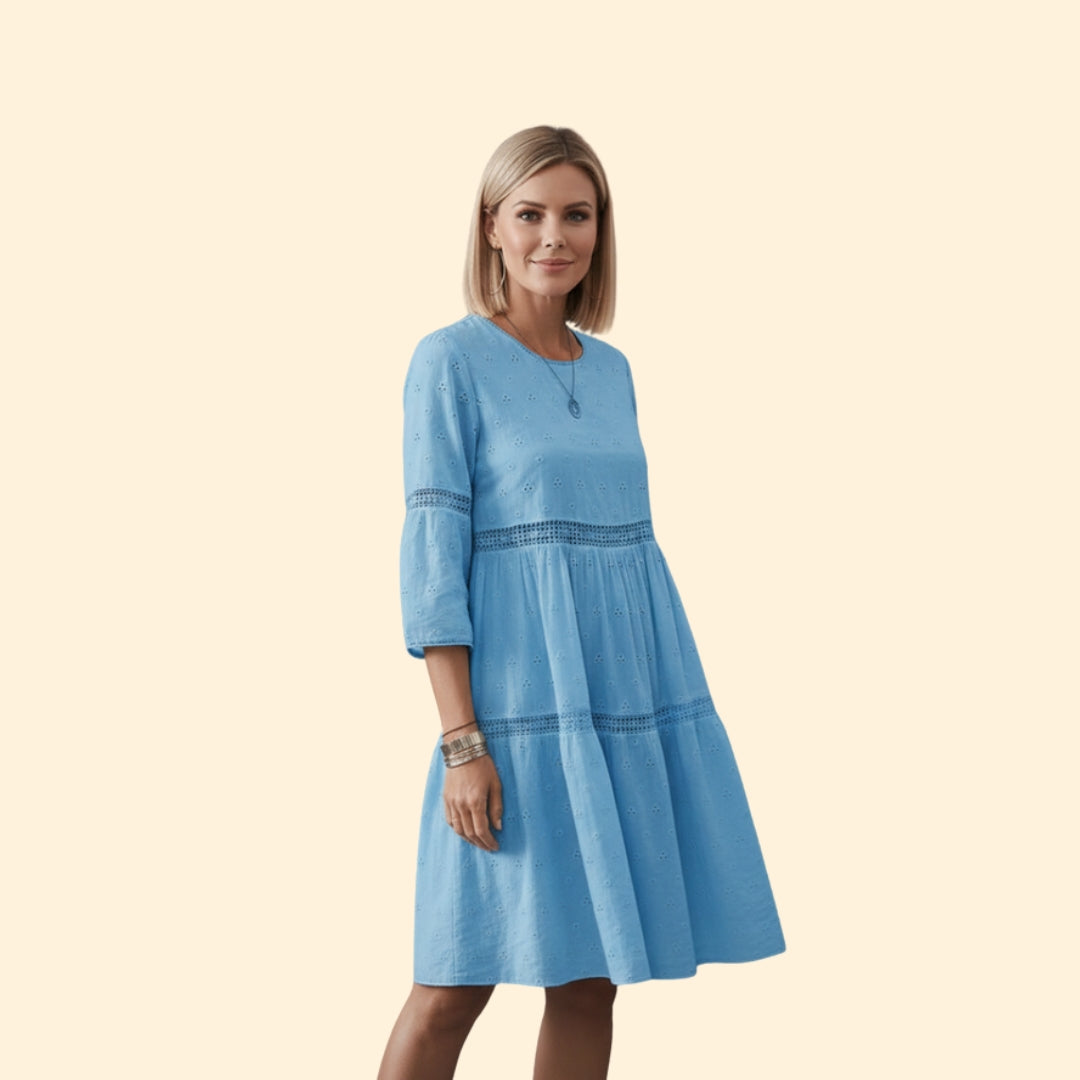 Women's Elegant Eyelet Dress