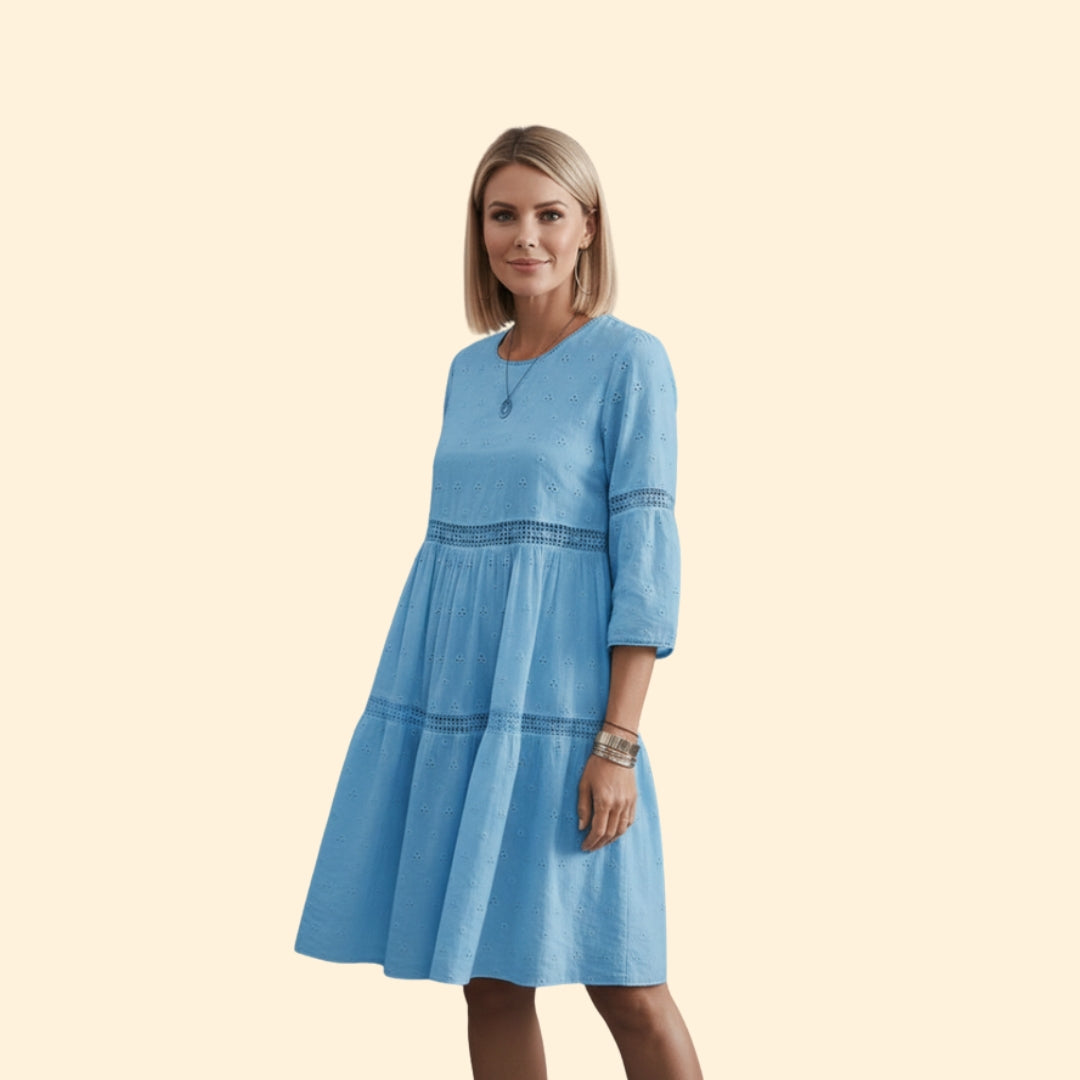 Women's Elegant Eyelet Dress