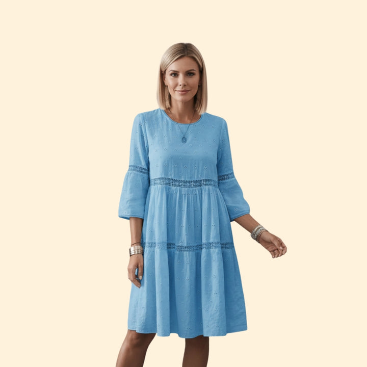 Women's Elegant Eyelet Dress