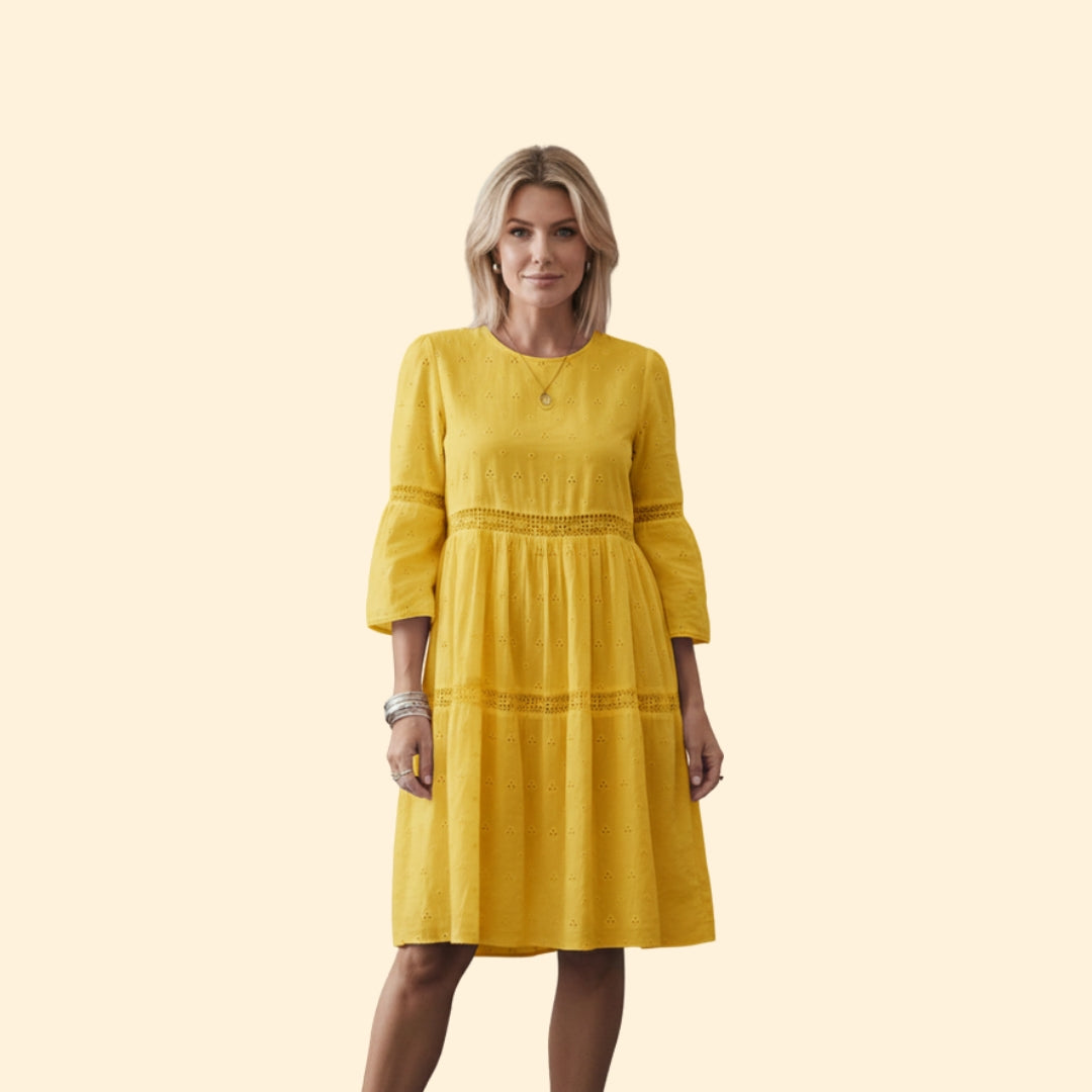 Women's Elegant Eyelet Dress