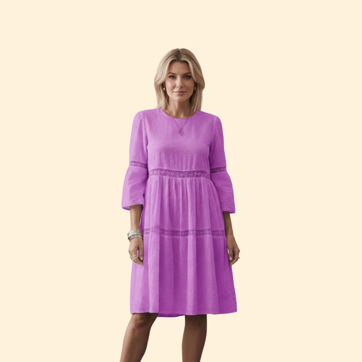 Women's Elegant Eyelet Dress