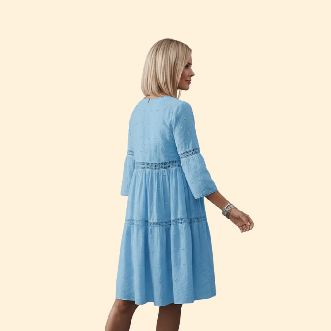 Women's Elegant Eyelet Dress
