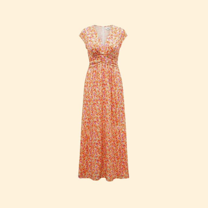 Women's Elegant Floral Maxi Dress