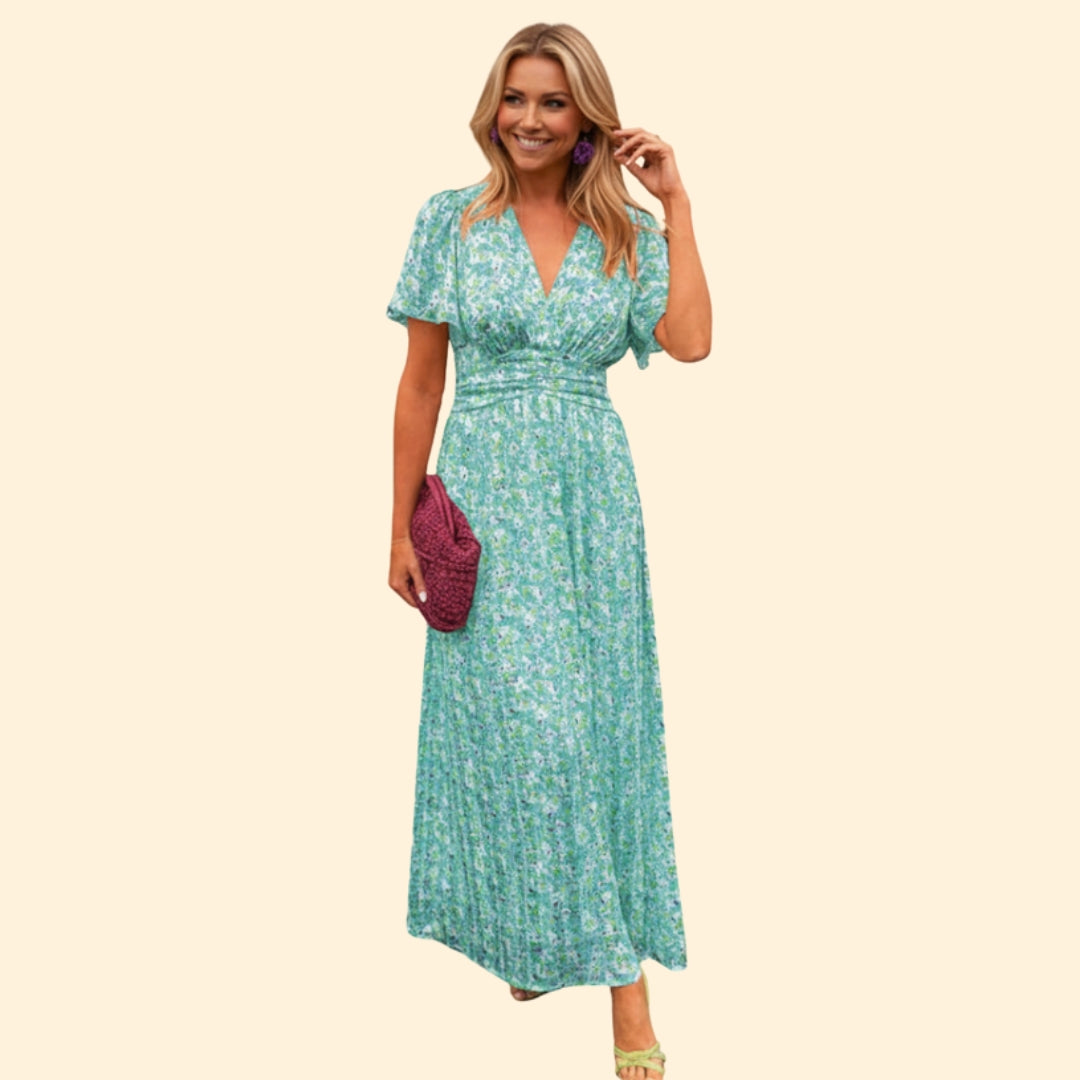 Women's Elegant Floral Maxi Dress