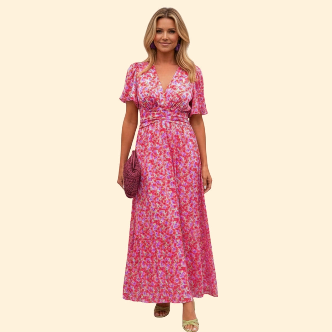 Women's Elegant Floral Maxi Dress