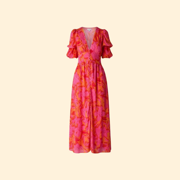 Women's Elegant Floral Maxi Dress